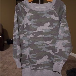 Camo Aerie City Crewneck